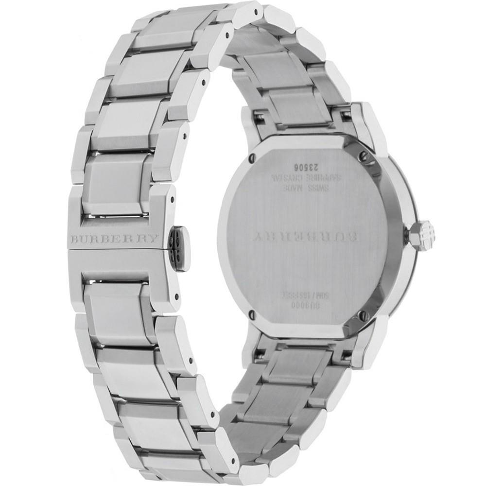 Burberry BU9000 Silver Dial Stainless Steel Unisex Watch — view 2