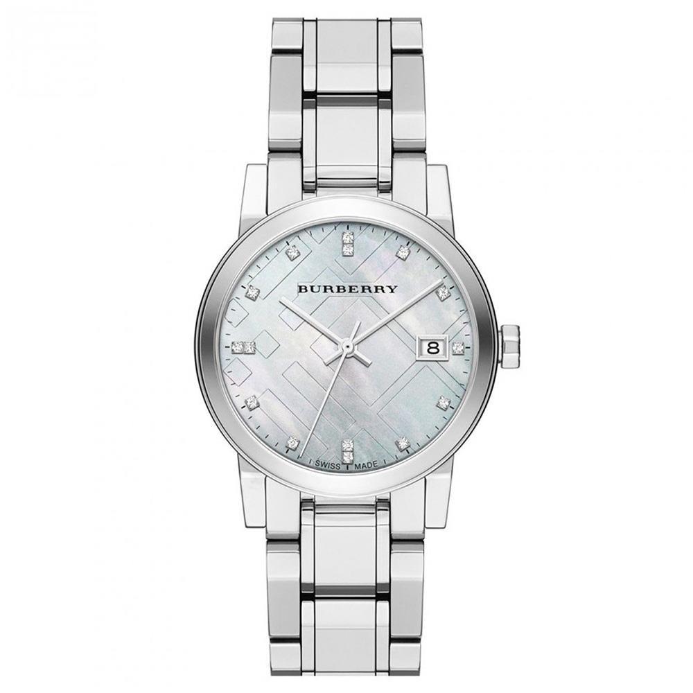 Burberry BU9125 The City Silver Dial Silver Women's Watch