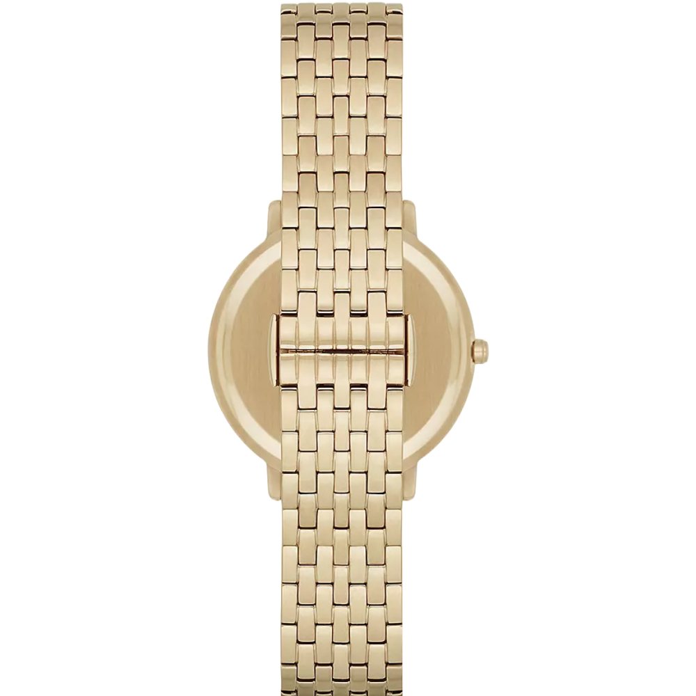 Emporio Armani AR11007 Two-Hand Gold-Tone Ladies Watch — view 2