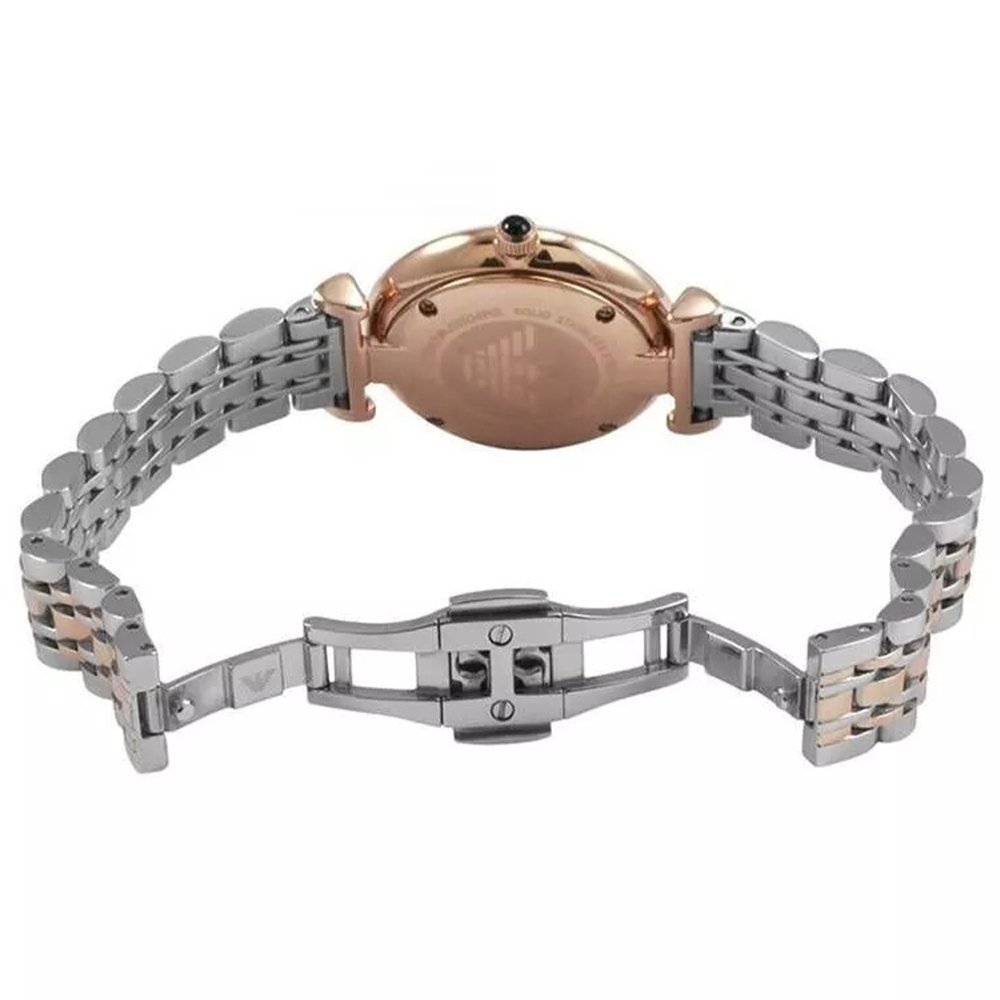 Emporio Armani AR1725 Ladies Watch Gianni T-Bar Two Tone — view 2