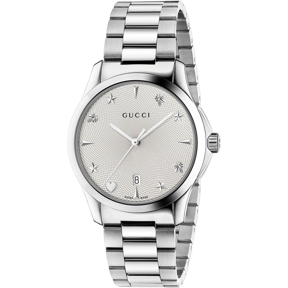 Gucci YA1264028A G-Timeless Silver Dial Unisex Watch