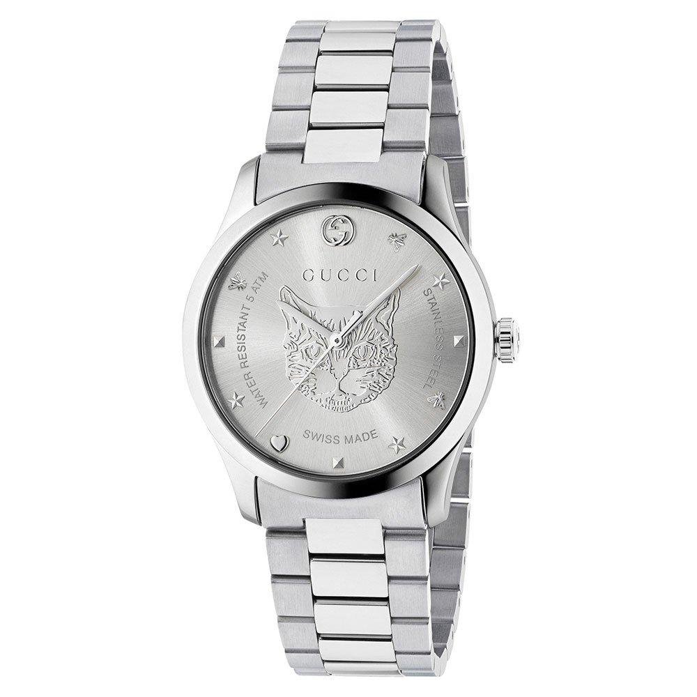Gucci YA1264095 G-Timeless Silver Dial Unisex Watch