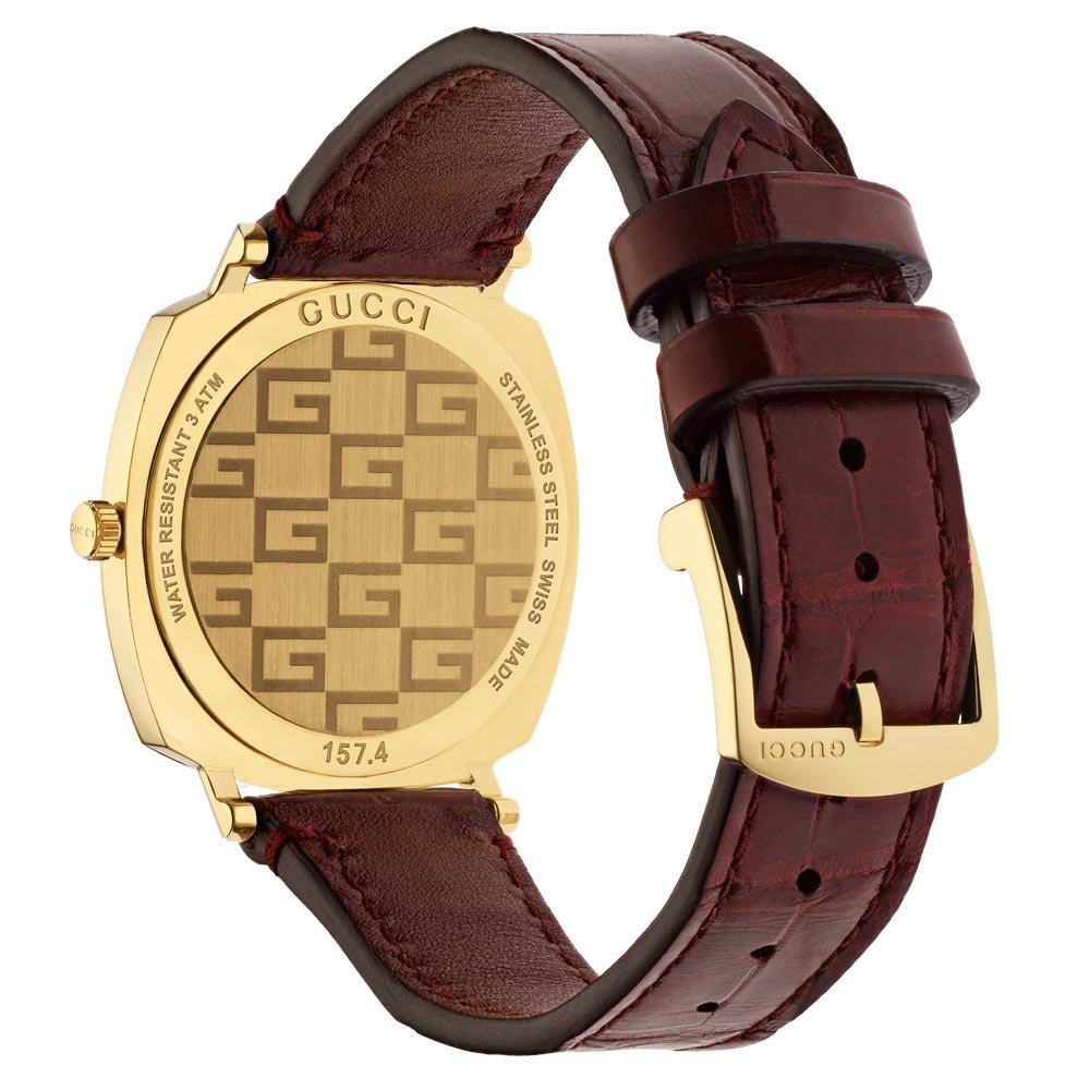 Gucci YA157405 GRIP Gold Unisex Watch — view 2