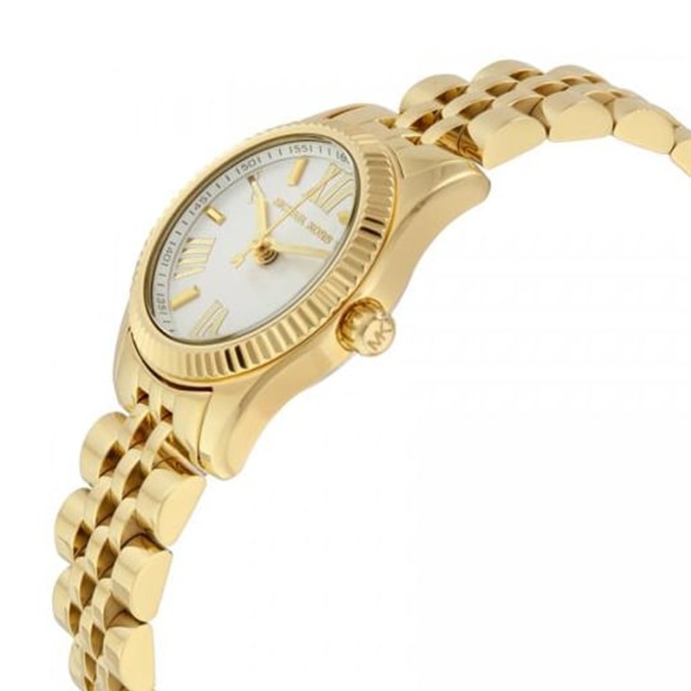Michael Kors MK3229 Ladies Gold Petite Lexington Watch — view 2