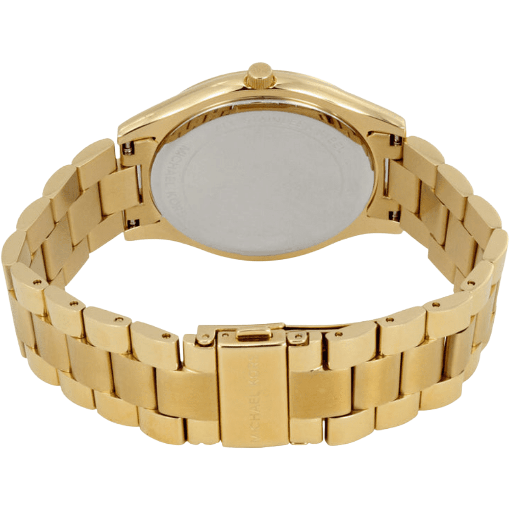 Michael Kors MK3478 Slim Runway Black Dial Gold-tone Ladies Watch — view 2