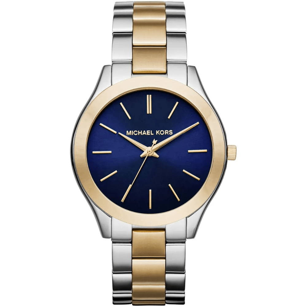 Michael Kors MK3479 Slim Runway Blue Dial Ladies Watch