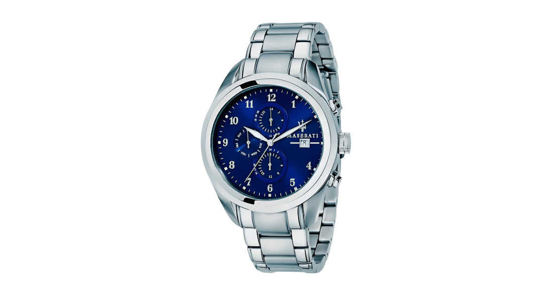 Maserati TraGuardo 45mm blue chronograph