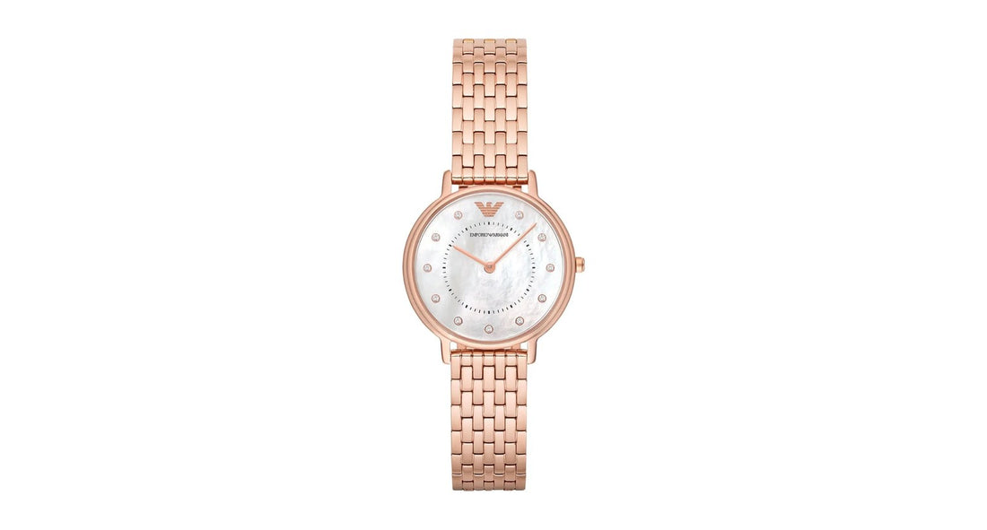 Emporio Armani AR11006 rose gold ladies watch