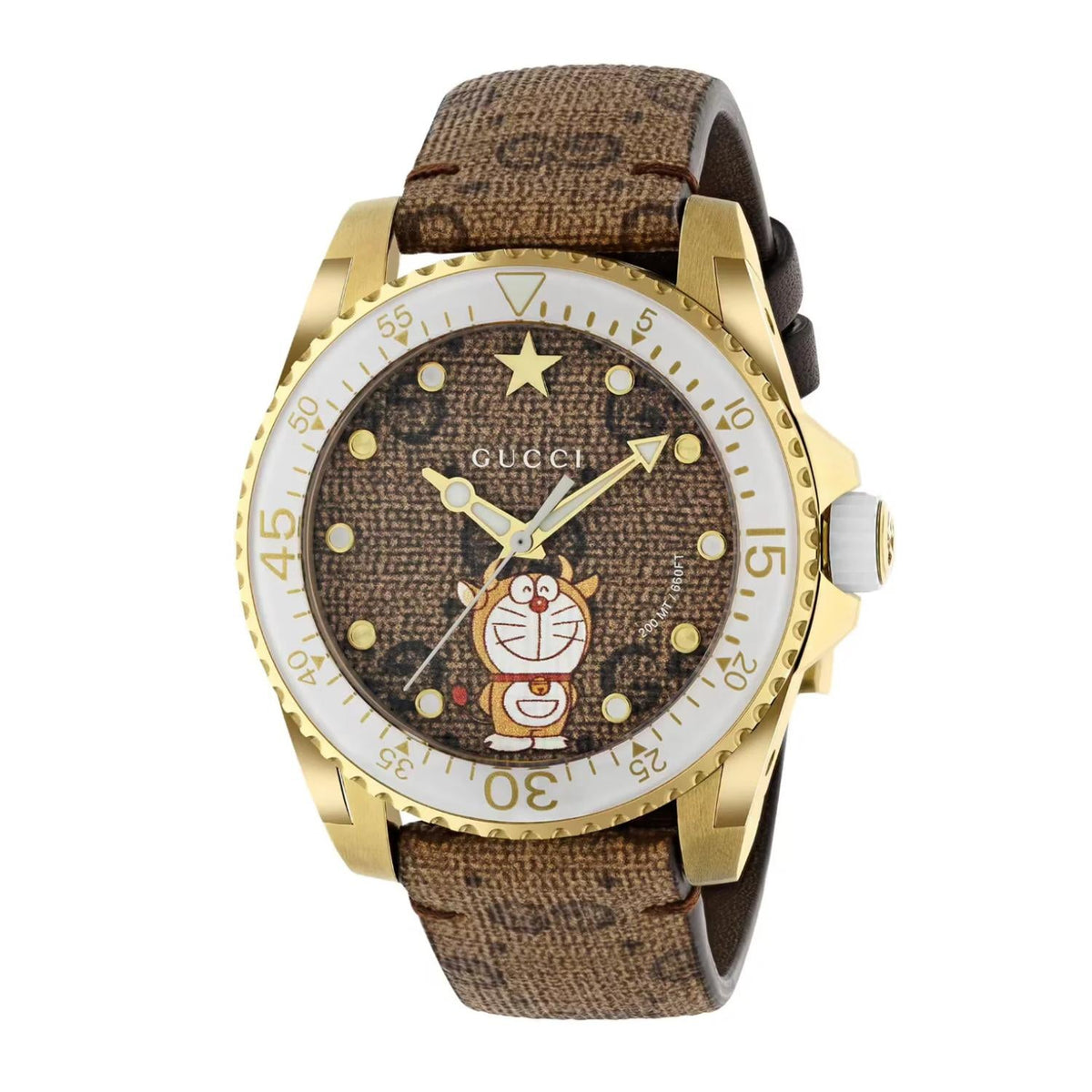 Gucci Dive Doraemon YA136334 Unisex Watch