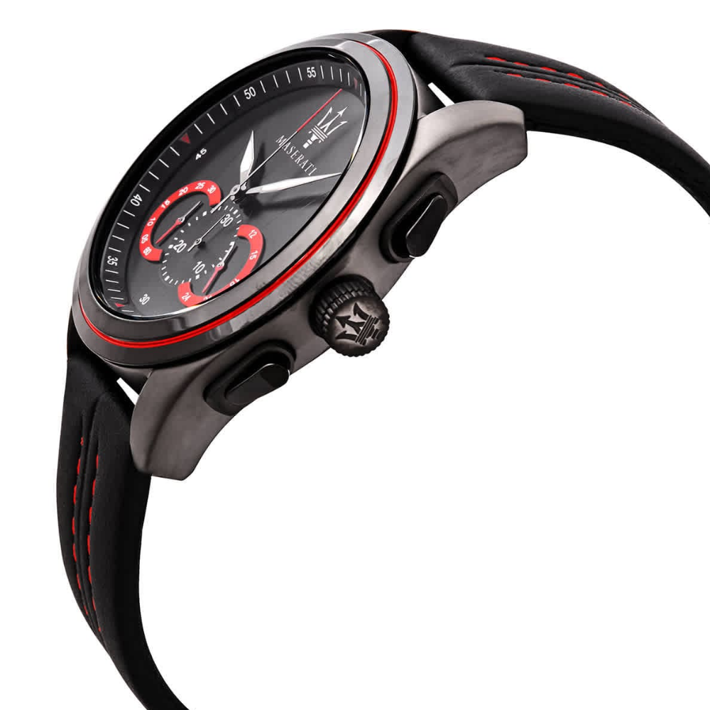 Maserati R8871612023 Traguardo Chronograph Black Dial Men's Watch — view 5