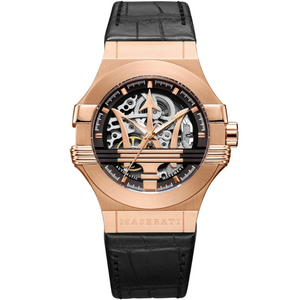 Maserati R8821108002 Potenza Automatic Skeleton Dial Men's Watch
