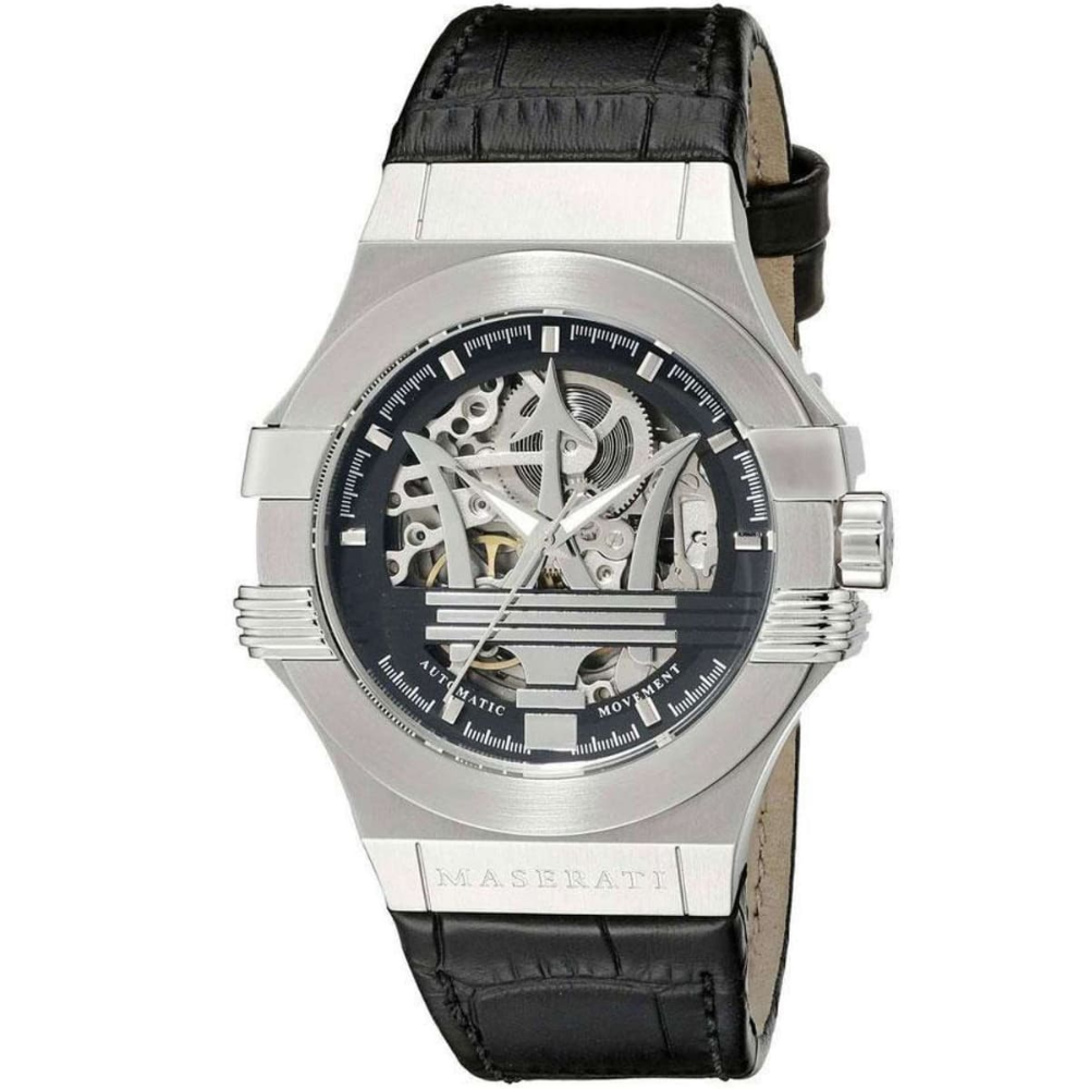Maserati R8821108001 Potenza Automatic Black Dial Men's Watch — view 3