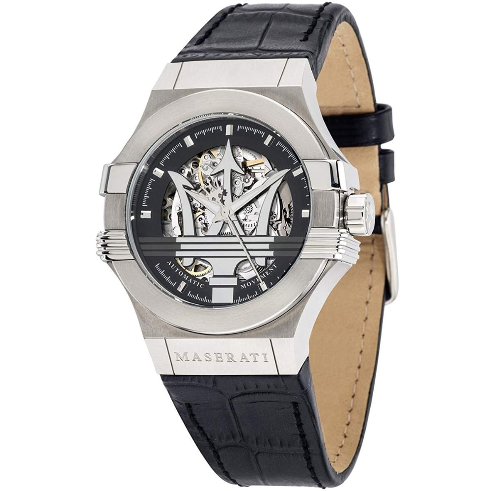 Maserati R8821108001 Potenza Automatic Black Dial Men's Watch — view 5