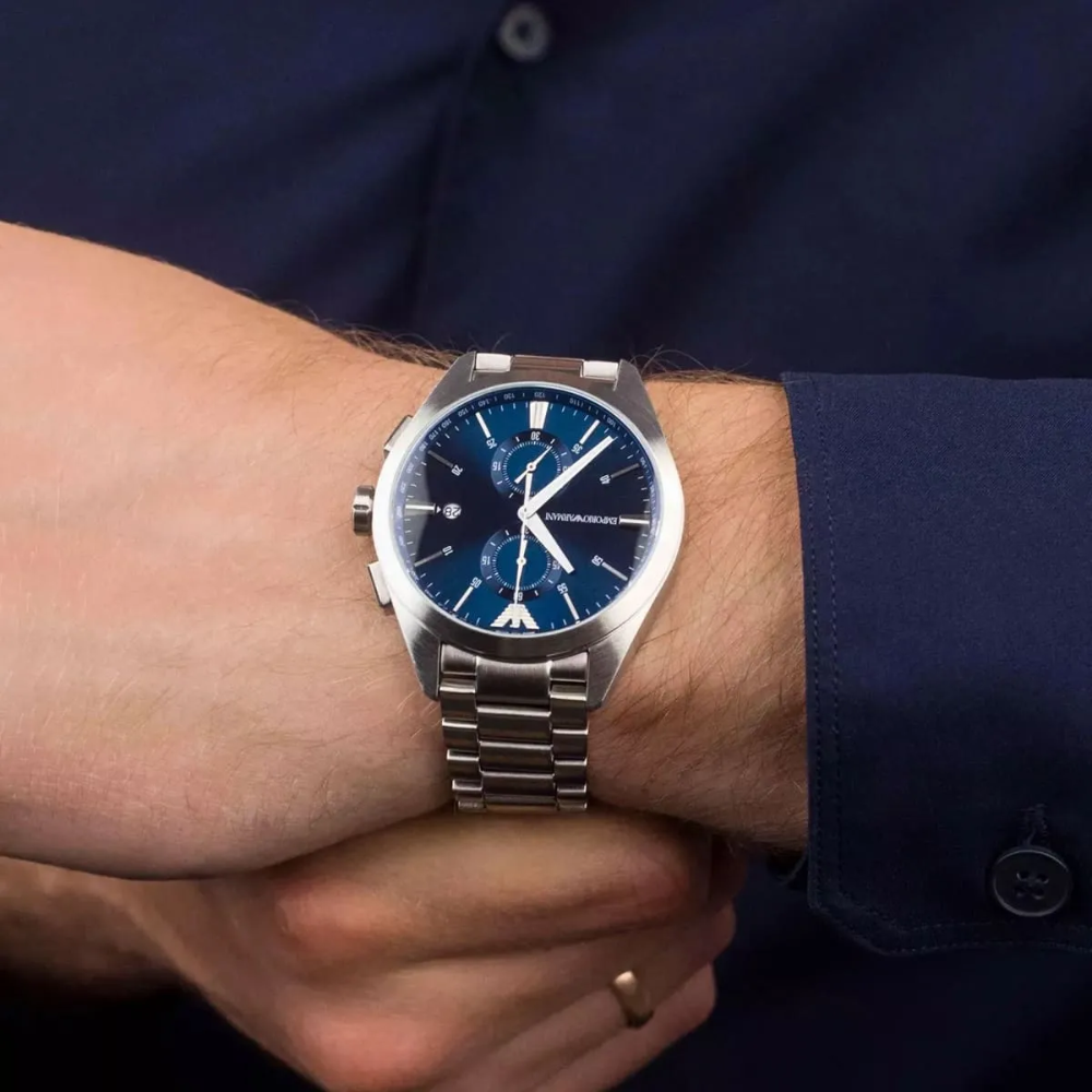 Emporio Armani AR11541 Chronograph Blue Dial Men’s Watch — view 7