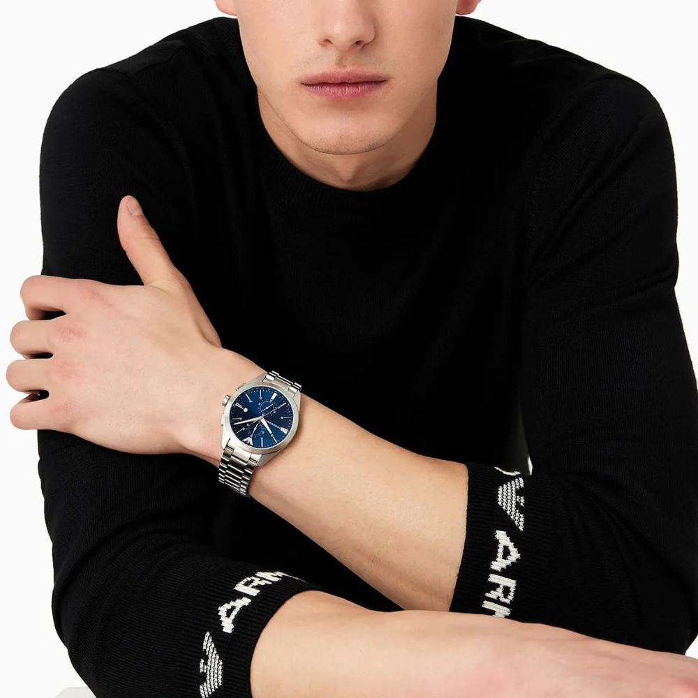Emporio Armani AR11541 Chronograph Blue Dial Men’s Watch — view 8