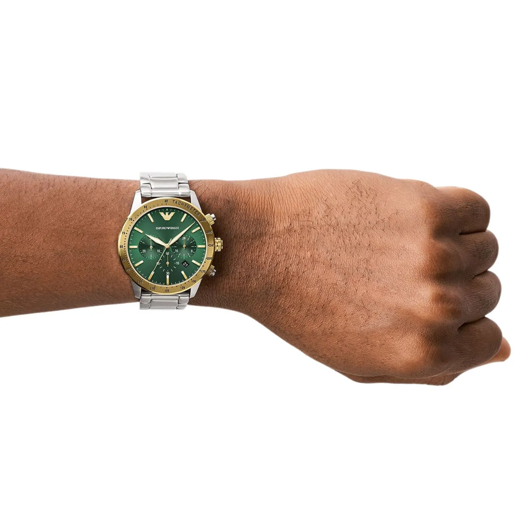 Emporio Armani AR11454 Chronograph Green Dial Men’s Watch — view 10
