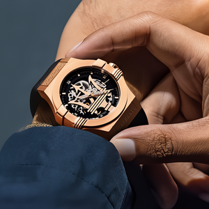 Maserati R8821108025 Automatic Skeleton Dial Rose Gold Men's Watch — view 4