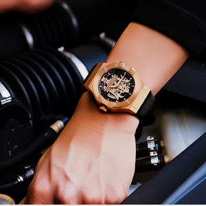 Maserati R8821108025 Automatic Skeleton Dial Rose Gold Men's Watch — view 3