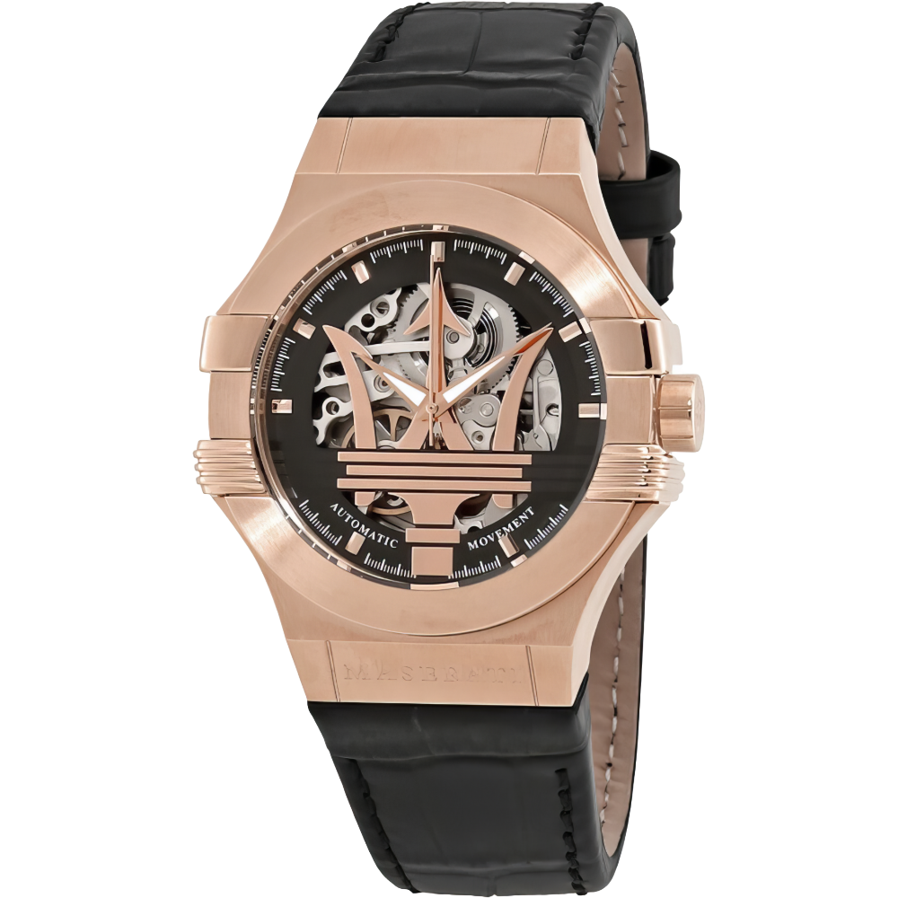 Maserati R8821108025 Automatic Skeleton Dial Rose Gold Men's Watch — view 2