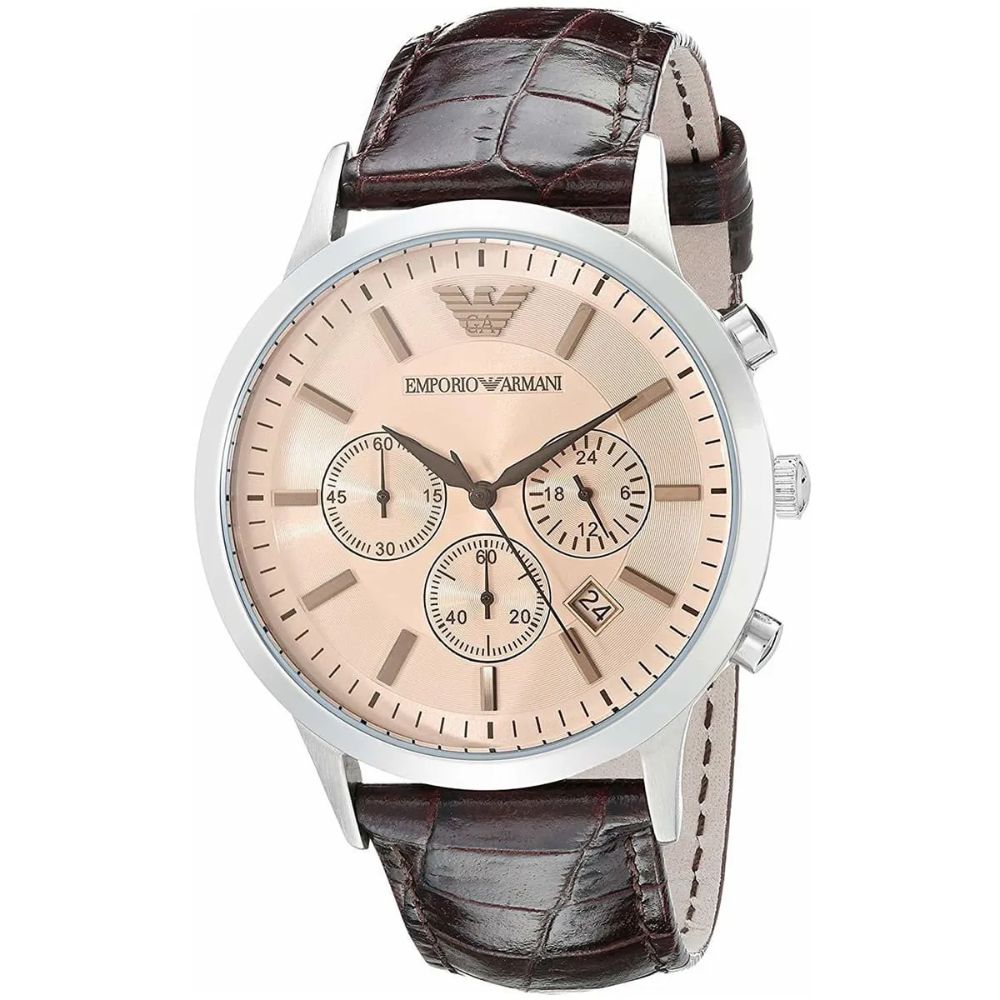 Emporio Armani AR2433 Chronograph Beige Dial Men's Watch — view 3