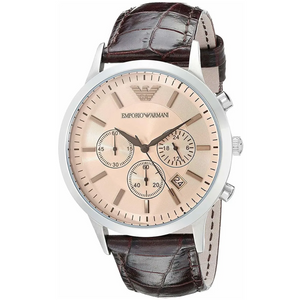 Emporio Armani AR2433 Chronograph Beige Dial Men's Watch — view 3