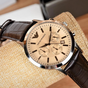 Emporio Armani AR2433 Chronograph Beige Dial Men's Watch — view 10