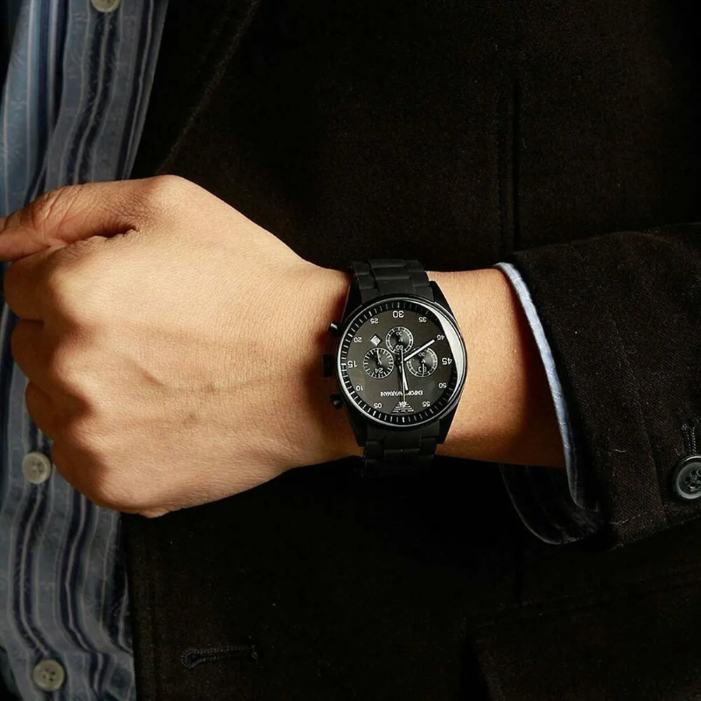 Emporio Armani AR5889 Black Dial Chronograph Men's Watch — view 8