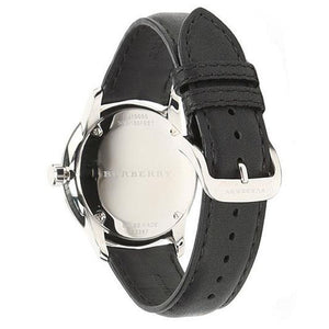 Burberry BU10000 Classic Round Beige Dial Black Leather Men's Watch — view 2