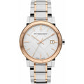Burberry BU9006 Unisex Watch The City Two Tone Rose Gold