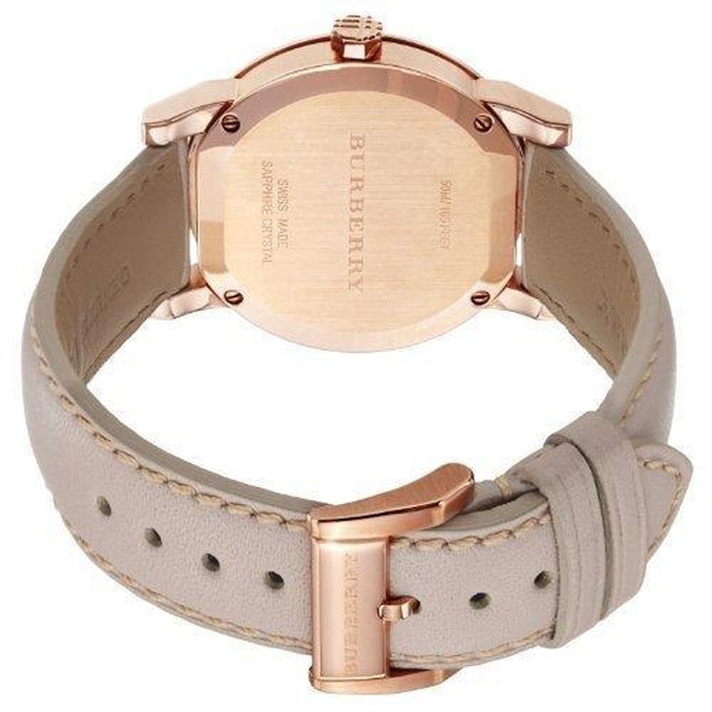 Burberry BU9014 Tan Dial Leather Strap Women's Watch — view 3