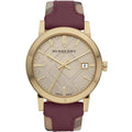 Burberry BU9017 Ladies Watch The City Check Gold case ladies watch
