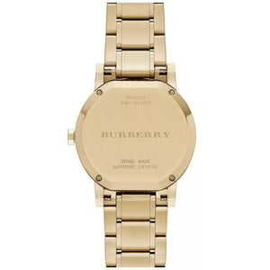 Burberry BU9033 The City Yellow Gold Unisex Watch — view 2