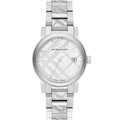 Burberry BU9037 The City Engraved Checked Steel Unisex Watch
