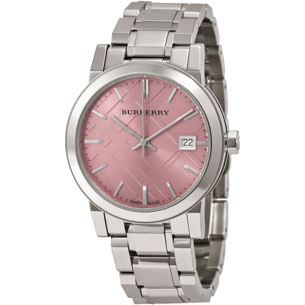 Burberry BU9124 Pink Dial Ladies Watch