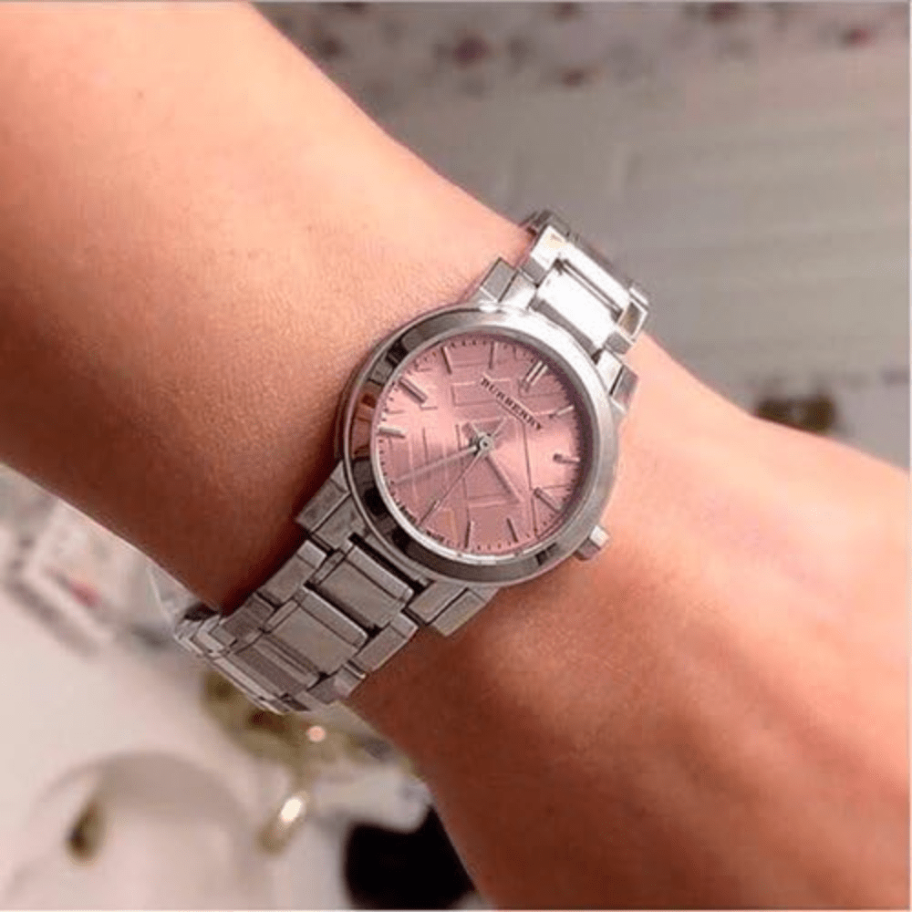 Burberry BU9124 Pink Dial Ladies Watch — view 3