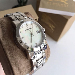Burberry BU9125 The City Silver Dial Silver Women's Watch — view 3