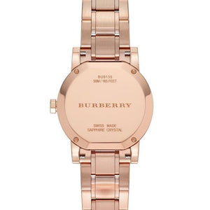 Burberry BU9135 Brown Rose Gold Stainless Steel Women's Watch — view 3