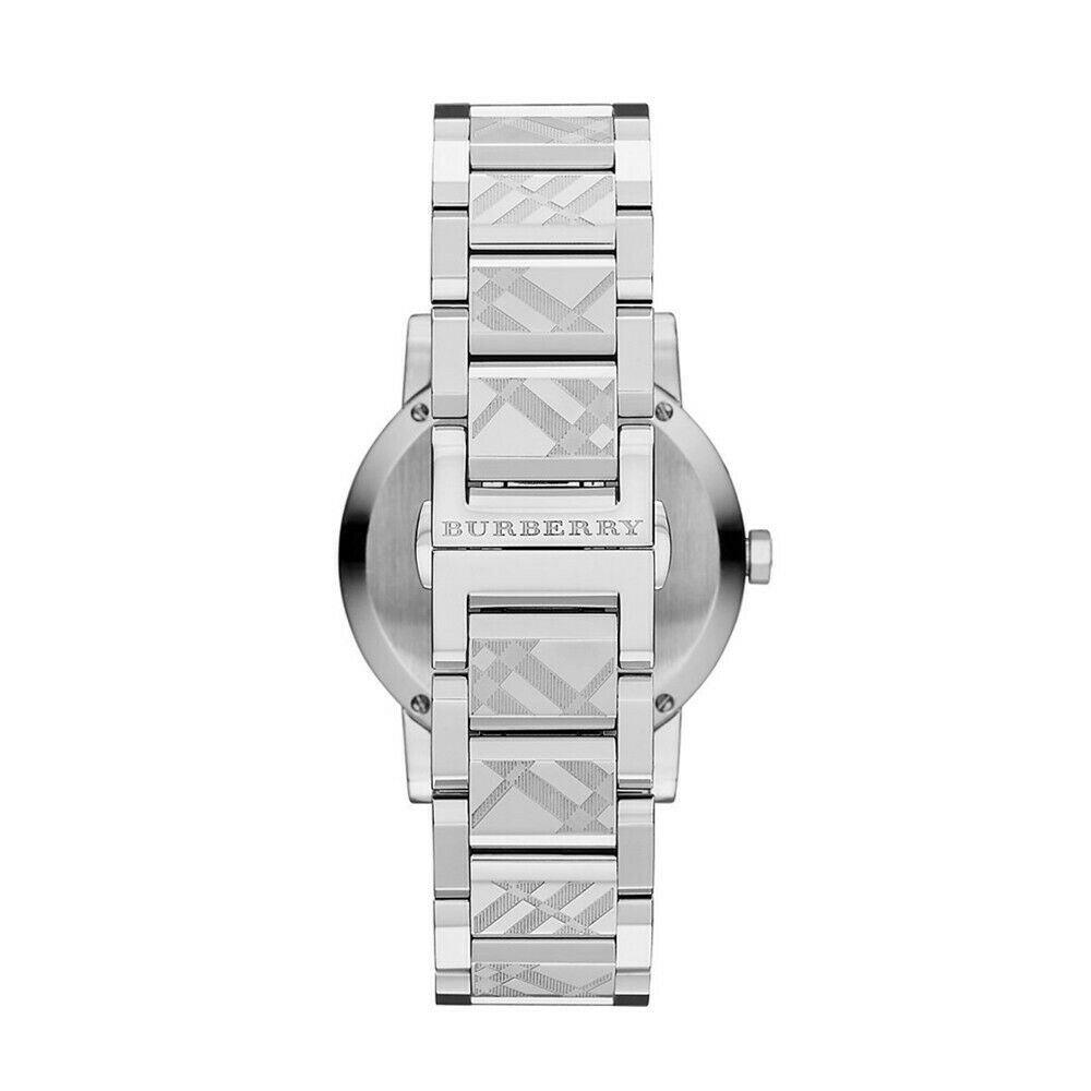Burberry BU9144 Silver Check Stamped Dial Women's Watch — view 3
