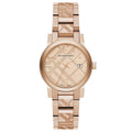 Burberry BU9146 The City Engraved Check Unisex Watch