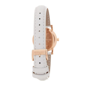 Burberry BU9209 Rose Gold Tone White Leather Women's Watch — view 2