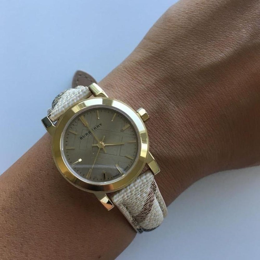 Burberry BU9219 Dial Haymarket Check Strap Women's Watch — view 3