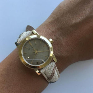 Burberry BU9219 Dial Haymarket Check Strap Women's Watch — view 3