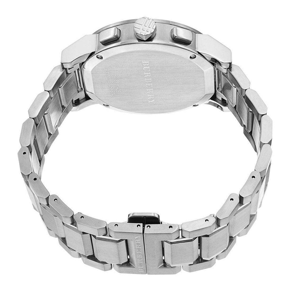 Burberry BU9350 Large Check Stainless Steel Bracelet Men's Watch — view 2