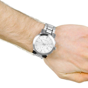 Burberry BU9350 Large Check Stainless Steel Bracelet Men's Watch — view 3