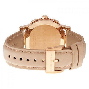 Burberry BU9704 Chronograph Rose Dial Rose gold-tone Women's Watch — view 3