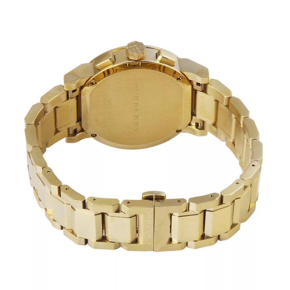 Burberry BU9753 City Chronograph Gold Dial Men's Watch — view 2