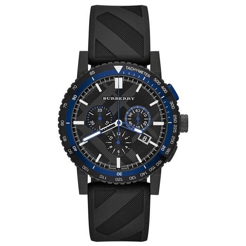 Burberry BU9806 The City Black Chronograph Men's Watch