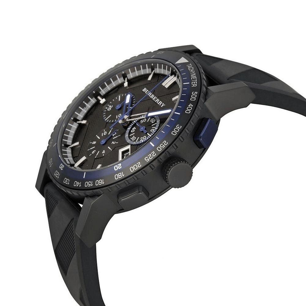 Burberry BU9806 The City Black Chronograph Men's Watch — view 3