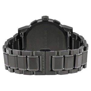 Burberry Men's BU9354 Large Check Gray Ion Plated Stainless Steel Watch — view 3