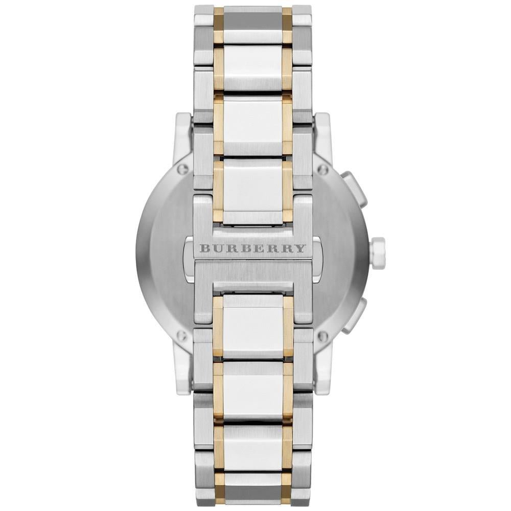 Burberry BU9751 The City Two-Tone Chronograph Unisex Watch — view 3